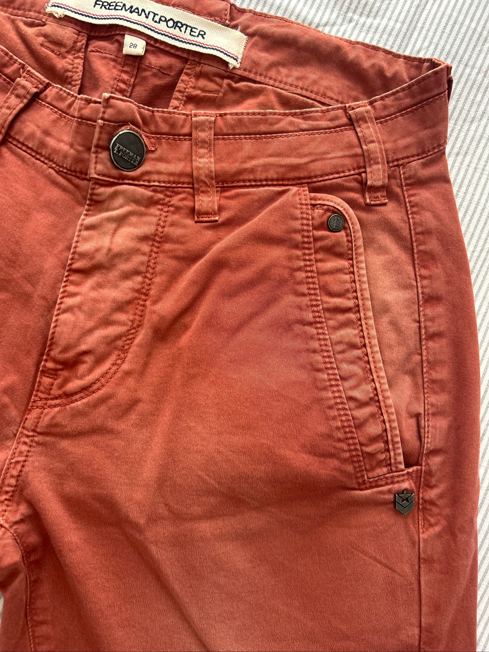 Short Freeman T. Porter terracota - Taille 28 (S/M) – photo 6